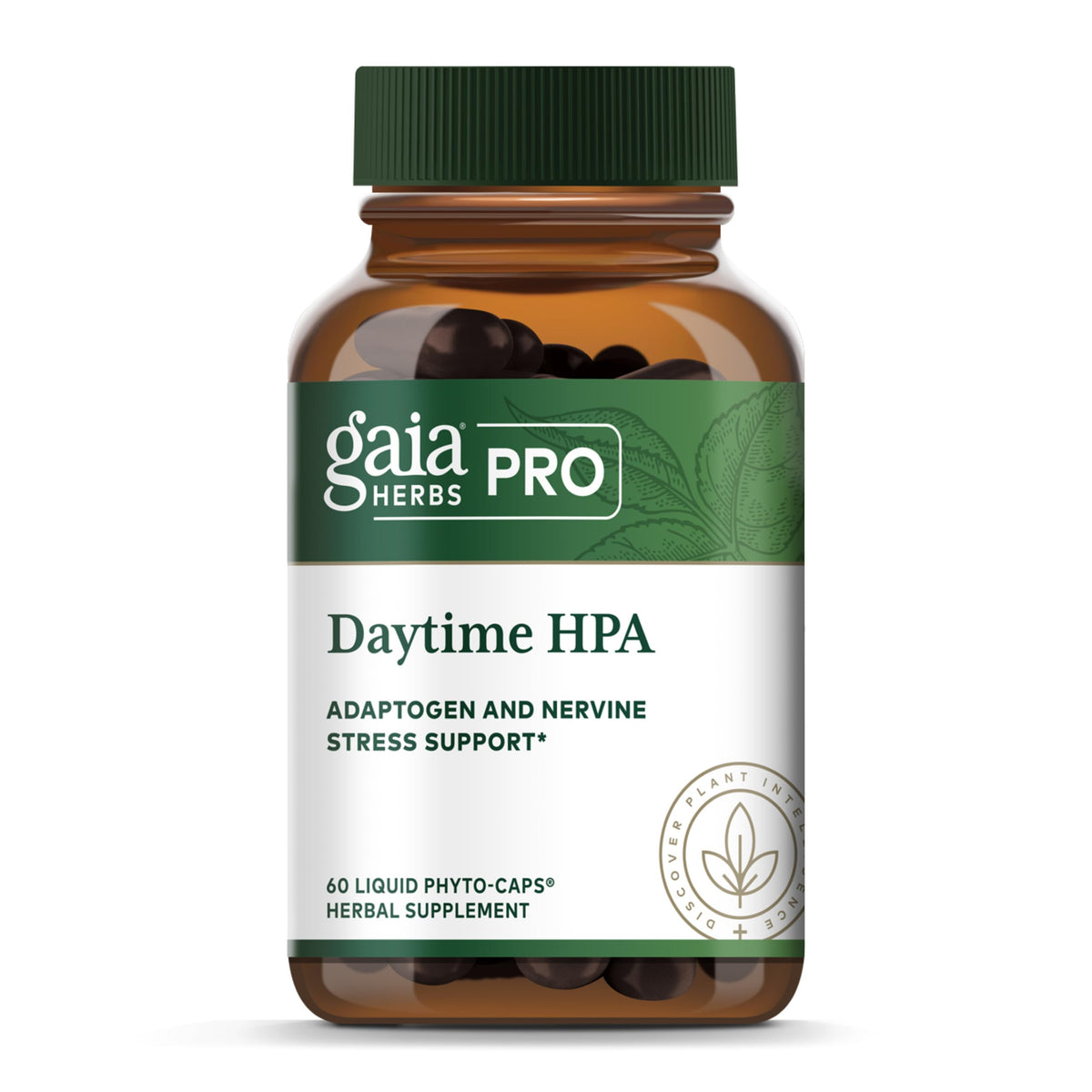 GAIA HERBS PRO envase frontal mostrando la etiqueta y beneficios