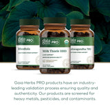 Gaia Herbs PRO paisaje de finca regenerativa destacando cultivo orgánico