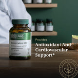 Gaia Herbs Pro etiqueta con información de ingredientes y pureza