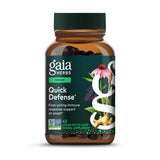 Gaia Herbs envase frontal mostrando fórmula vegana y beneficio rápido