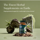 Gaia Herbs caja y etiqueta SleepThru detalle de ingredientes y certificaciones