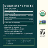 Gaia Herbs primer plano del extracto que muestra textura concentrada