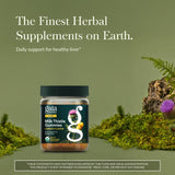 Gaia Herbs gominola en primer plano mostrando textura y atractivo masticable