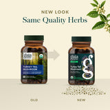 Etiqueta nutricional del producto Gaia Herbs Turkey Tail con ingredientes