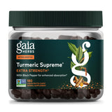 Gaia Herbs vista frontal del envase que muestra la marca y el producto