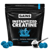 GAINS IN BULK vista frontal del envase mostrando sabor y cantidad