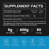 GAINS IN BULK polvo disolviéndose en agua, mezcla rápida para uso preentreno