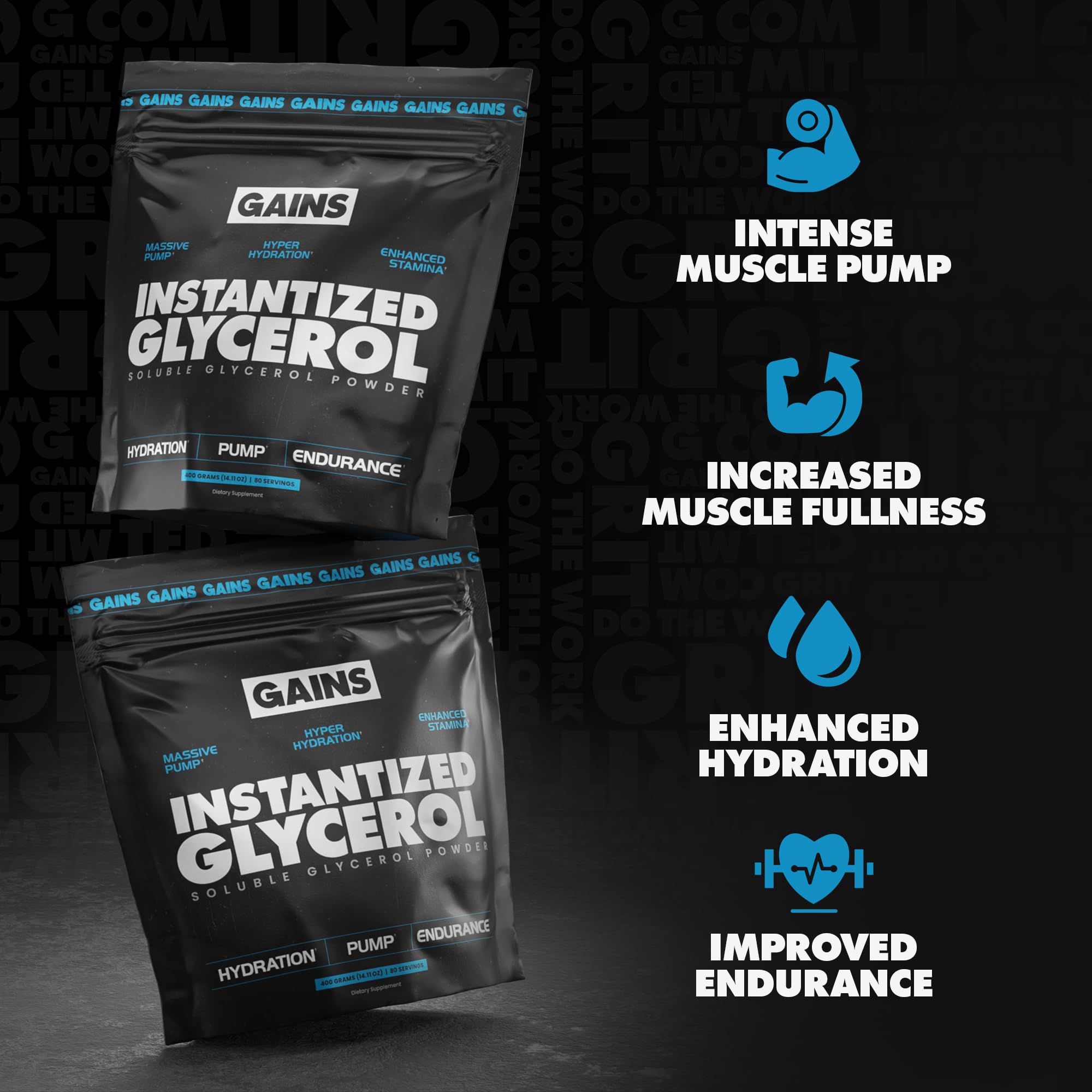 GAINS IN BULK etiqueta y datos nutricionales, transparencia y certificados