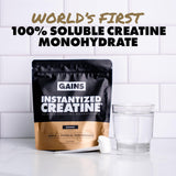 Gains in Bulk mezcla en vaso, polvo disuelto claro para consumo sin grumos