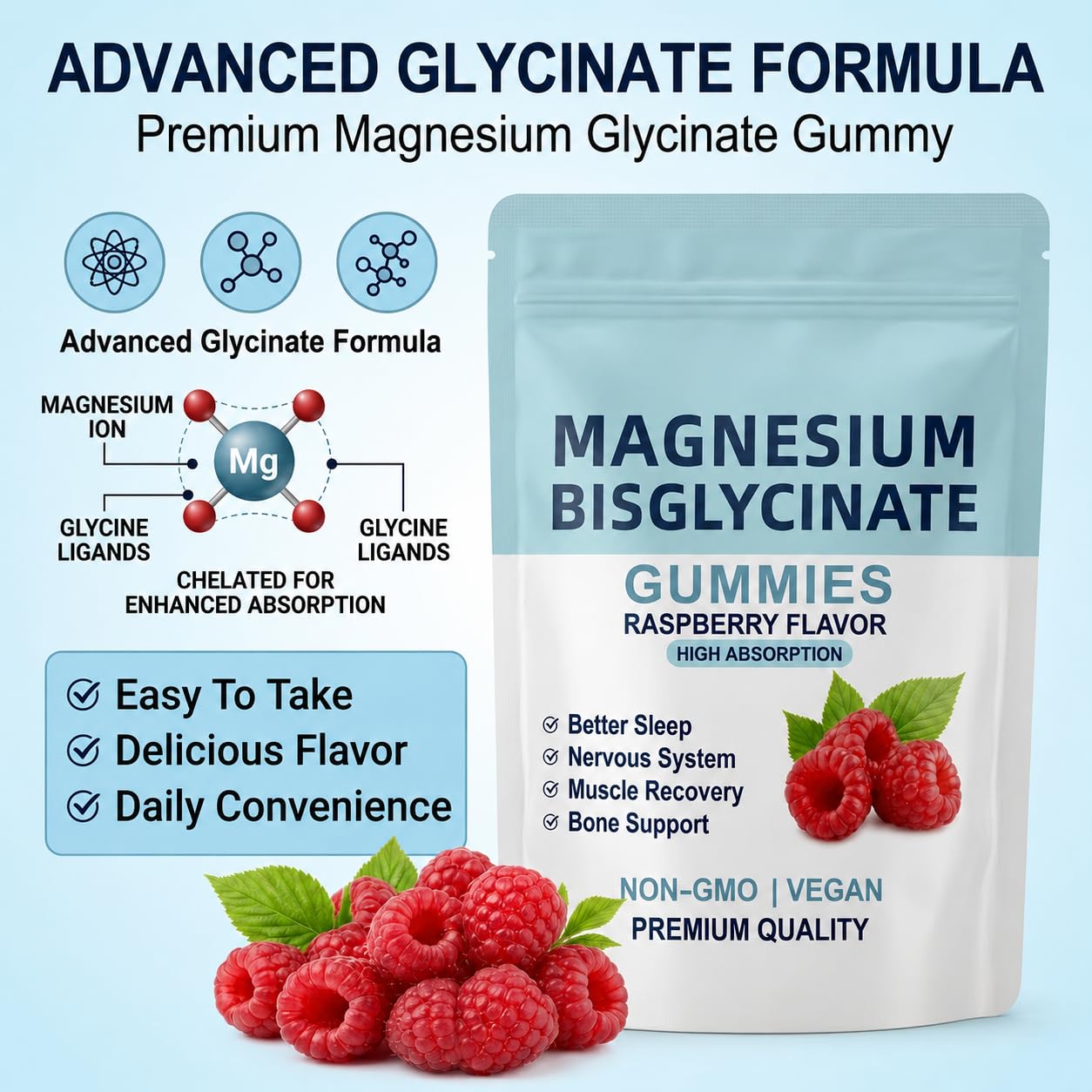 Etiqueta Galriva con lista de ingredientes y forma bisglicinato visible