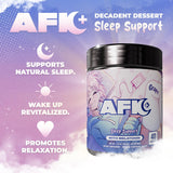 Gamer Supps AFK+ primer plano del polvo, textura fina fácil de disolver
