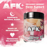 Gamer Supps polvo AFK+ textura cercana mostrando finura y facilidad de disolución