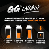Gamer Supps bote en mano para comparar tamaño y conveniencia de 100 porciones