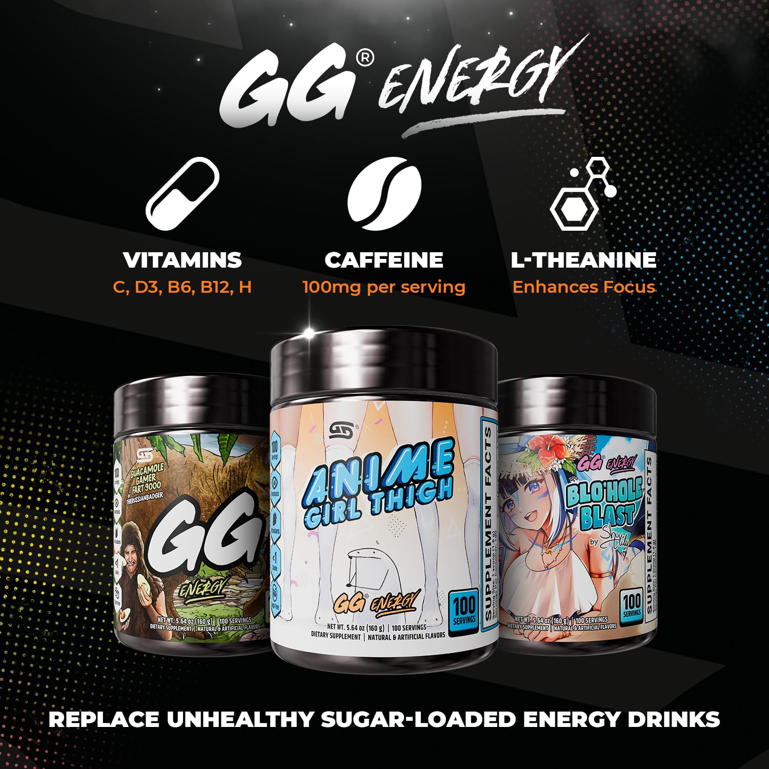 Gamer Supps etiqueta nutricional en primer plano, información clara de vitaminas