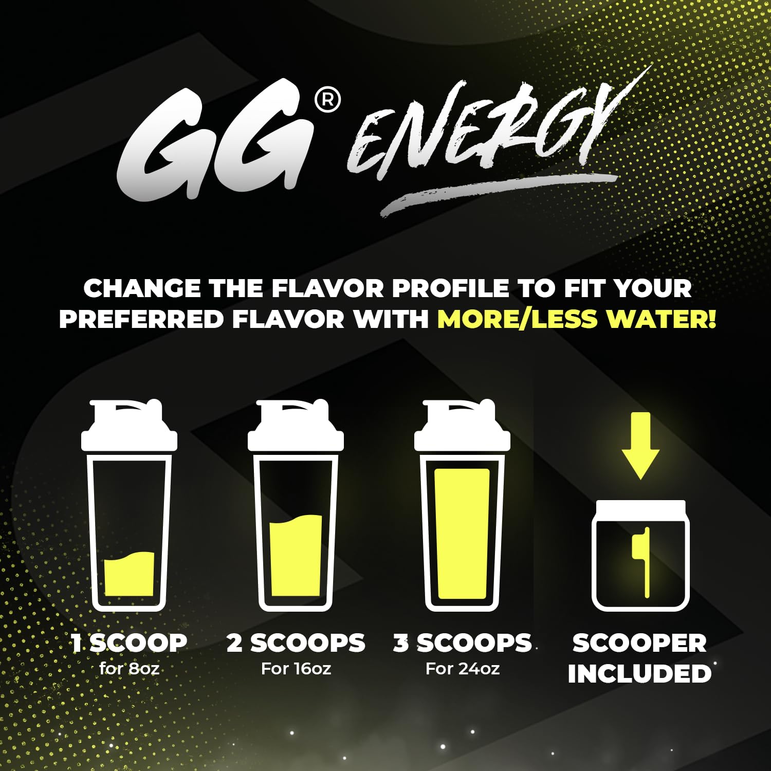 Gamer Supps bote en mano para comparar tamaño y portable