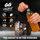 Gamer Supps Crusaderade servido en vaso listo para beber con beneficio energético