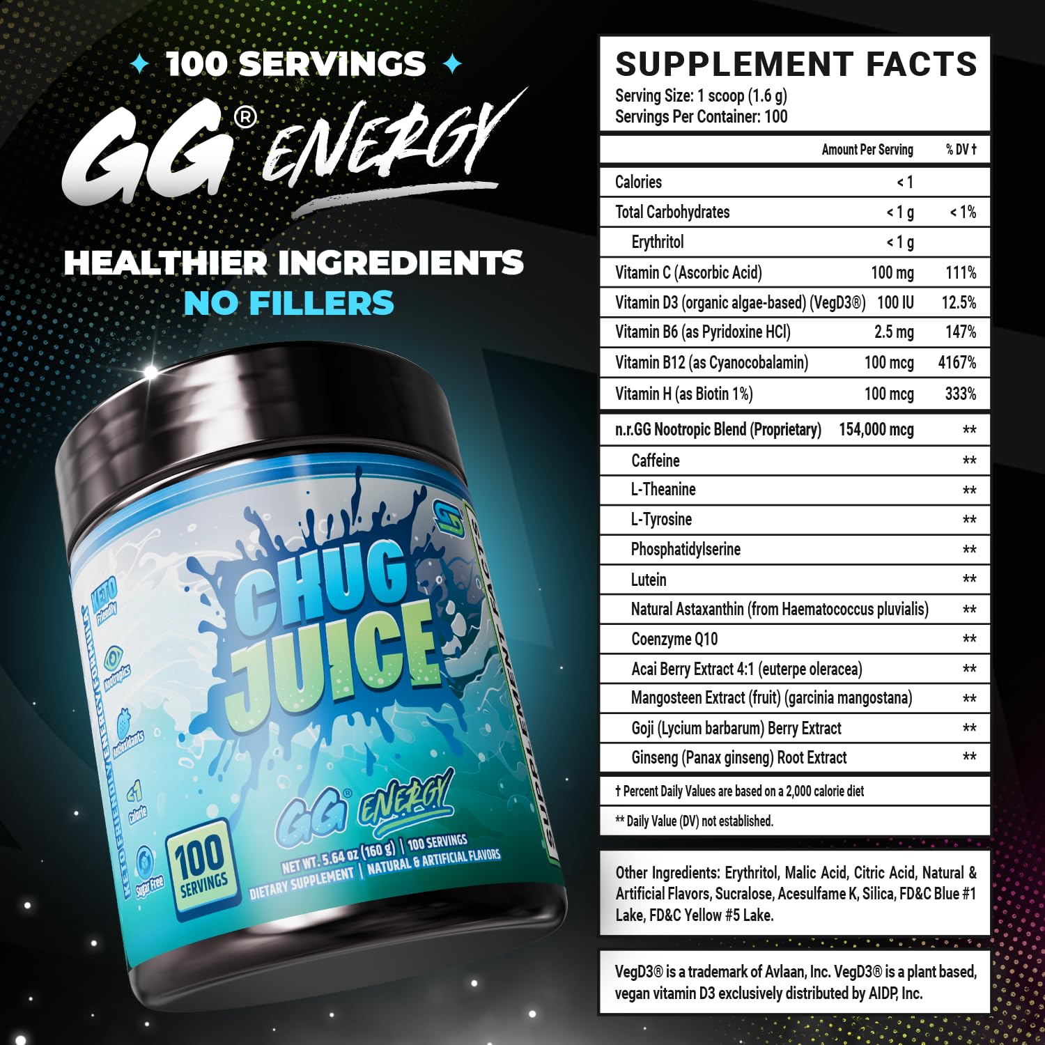 Gamer Supps en escena de jugador, aporta concentración y sabor
