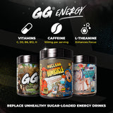 Gamer Supps etiqueta con lista de vitaminas y beneficios visibles