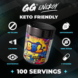 Gamer Supps primer plano del polvo mostrando textura fina y mezcla fácil