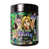 Gamer Supps envase JoJo's Ocean Stone Fruit mostrando diseño frontal y licencia, ideal para fans