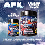 Gamer Supps taza preparada con leche caliente, bebida reconfortante nocturna
