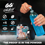 Gamer Supps bebida preparada en vaso, sabor Blo'hole Blast y energía sin azúcar al momento