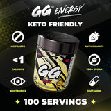 Gamer Supps polvo cercano mostrando textura fina y disolución rápida