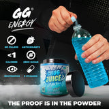 Gamer Supps vaso preparado en mano mostrando energía lista para beber