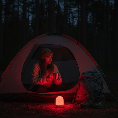 Gamma Revive junto a la cama creando ambiente nocturno tranquilo
