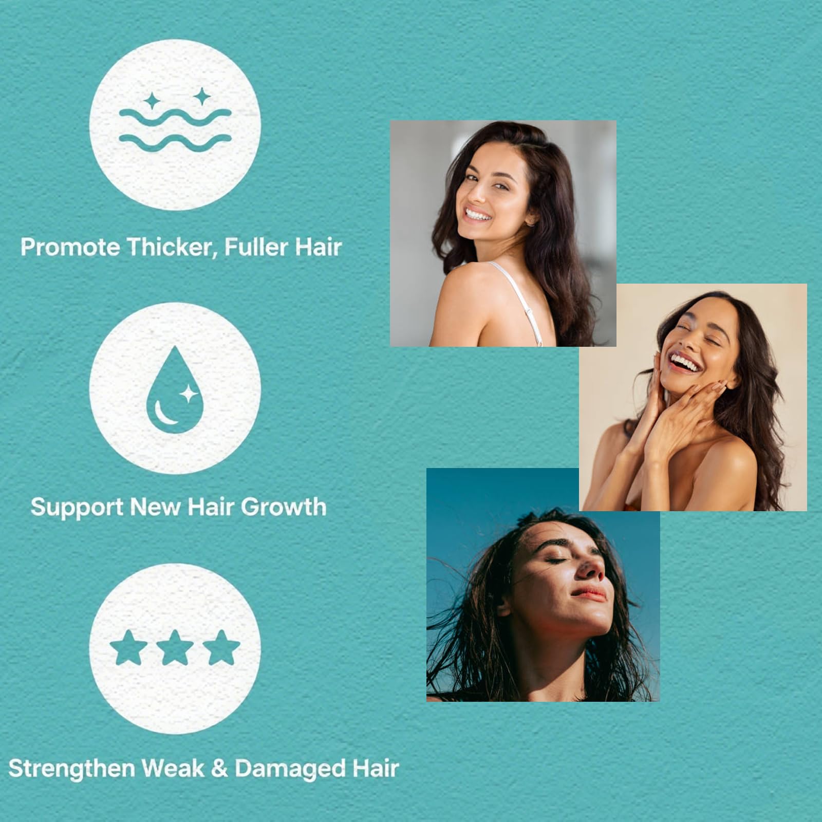 GAOMAOKING ingredientes: sea moss y polvo de perla en fondo natural