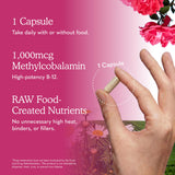 Garden of Life etiqueta con lista de ingredientes y certificaciones