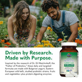 Garden of Life etiqueta nutricional y lista de ingredientes limpia y sin rellenos