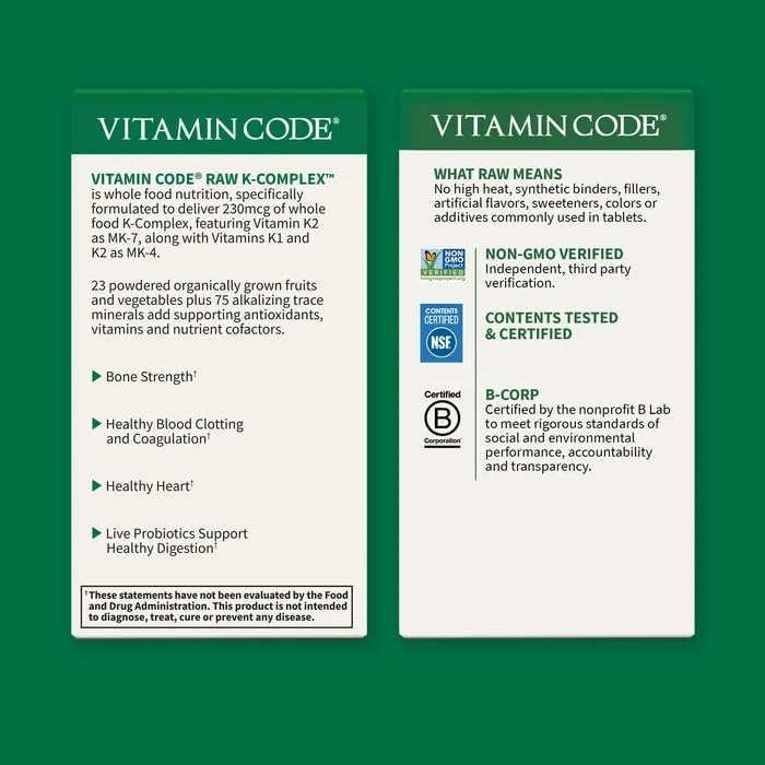 Garden of Life etiqueta con certificaciones non‑GMO, vegana y kosher visibles