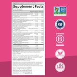 Garden of Life etiqueta con lista de ingredientes y certificaciones claras
