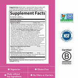 Garden of Life etiqueta con lista de ingredientes trazables y sin aditivos