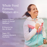 Garden of Life etiqueta con lista de ingredientes y beneficios claros