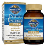 Garden of Life empaque frontal mostrando 15 billones UFC y 13 cepas, confianza en calidad