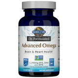 Garden of Life envase frontal del suplemento omega con información visible y beneficio de confianza