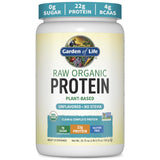 Garden of Life envase frontal mostrando proteína vegana y beneficios claros