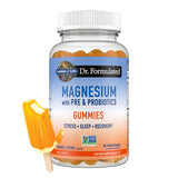 Garden of Life envase frontal mostrando magnesio y sabor Orange Cream