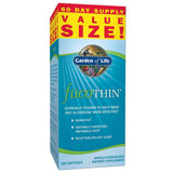 Garden of Life envase FucoTHIN frontal mostrando 180 cápsulas beneficiando el apoyo metabólico