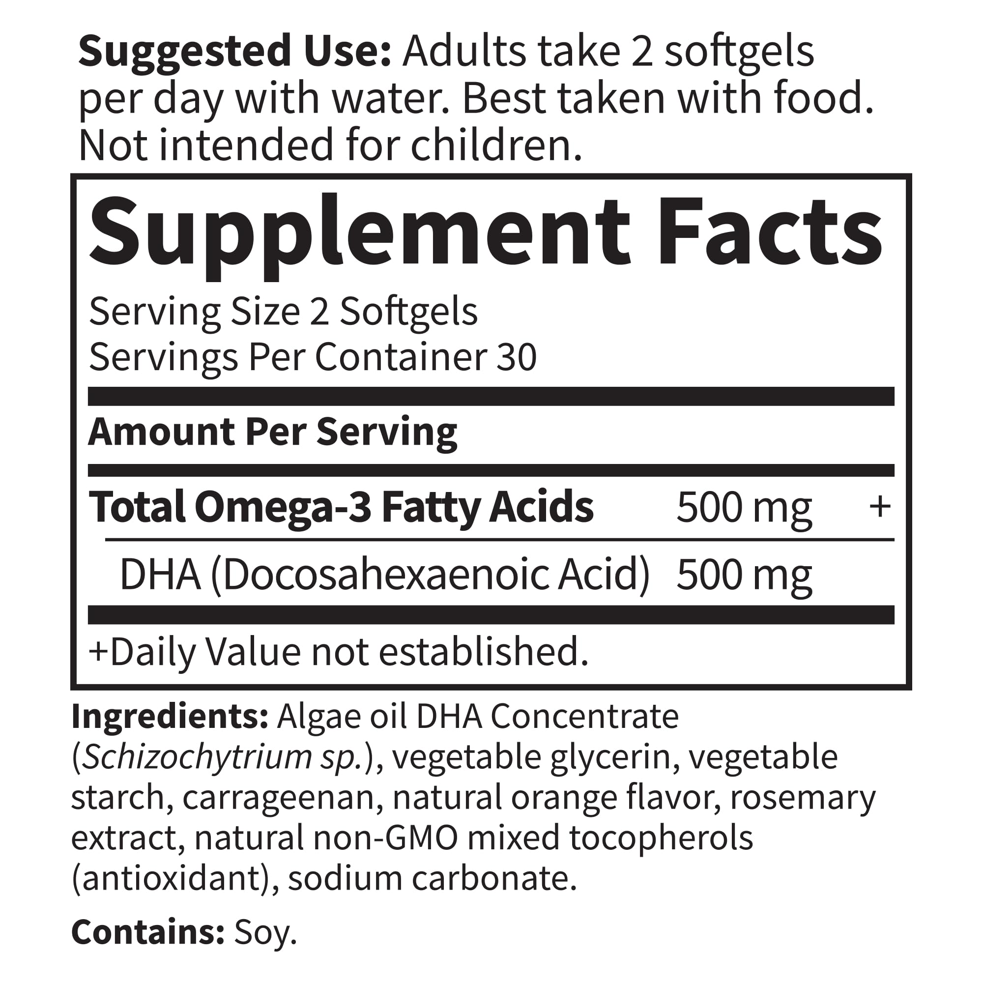 Garden of Life algas microalgas fuente de DHA, alternativa vegana sostenible
