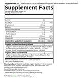Garden of Life ingredientes orgánicos kale espinaca remolacha en primer plano