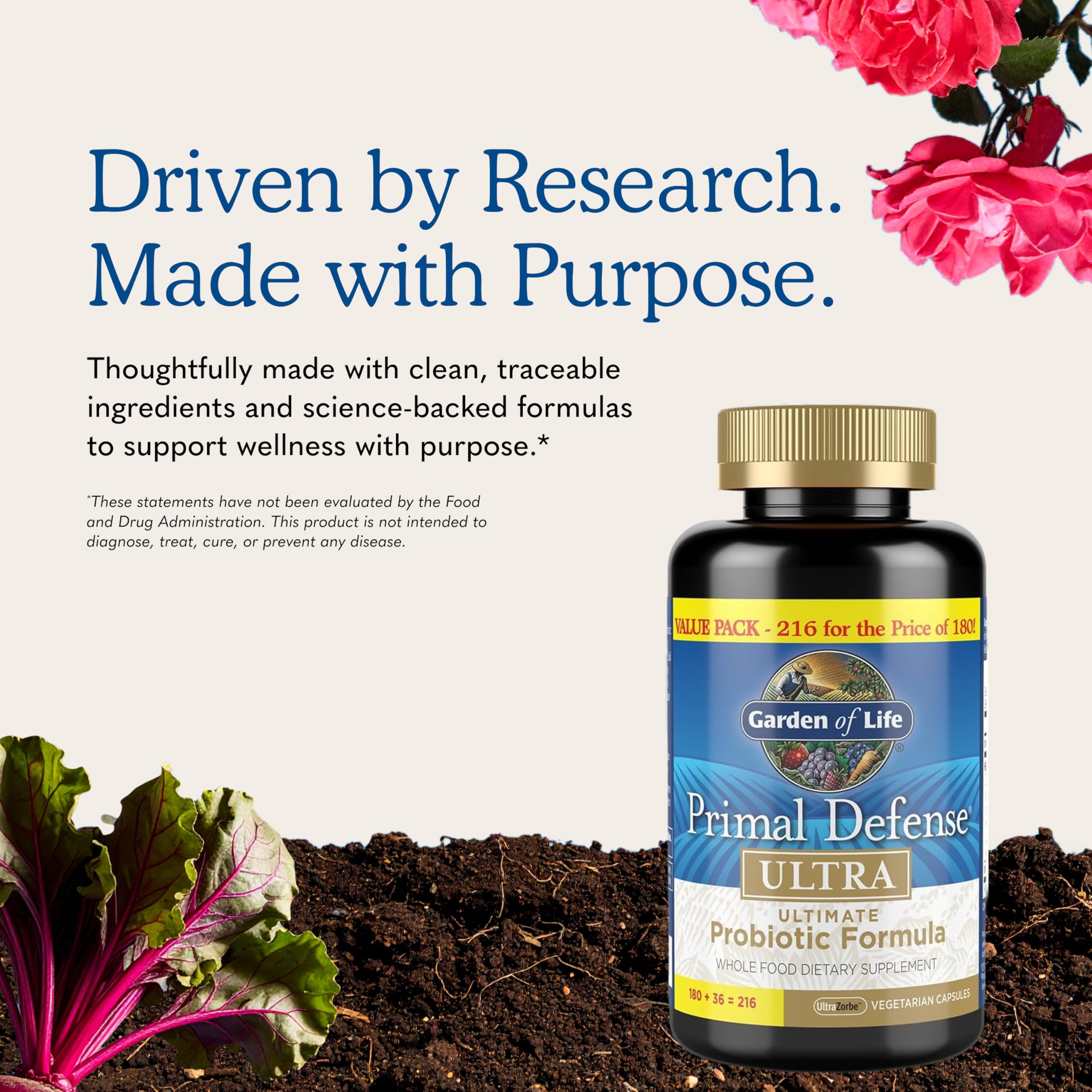 Garden of Life lista de ingredientes y cepas para diversidad microbiana