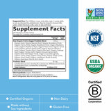 Garden of Life ingredientes orgánicos 23 frutas y verduras beneficiando prebióticos naturales