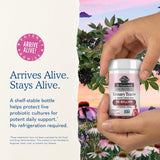 Garden of Life ingredientes orgánicos agrupados resaltando calidad