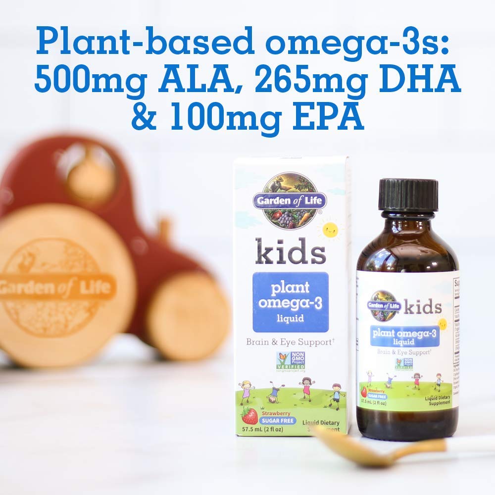 Garden of Life primera plana de etiqueta con ingredientes y certificados