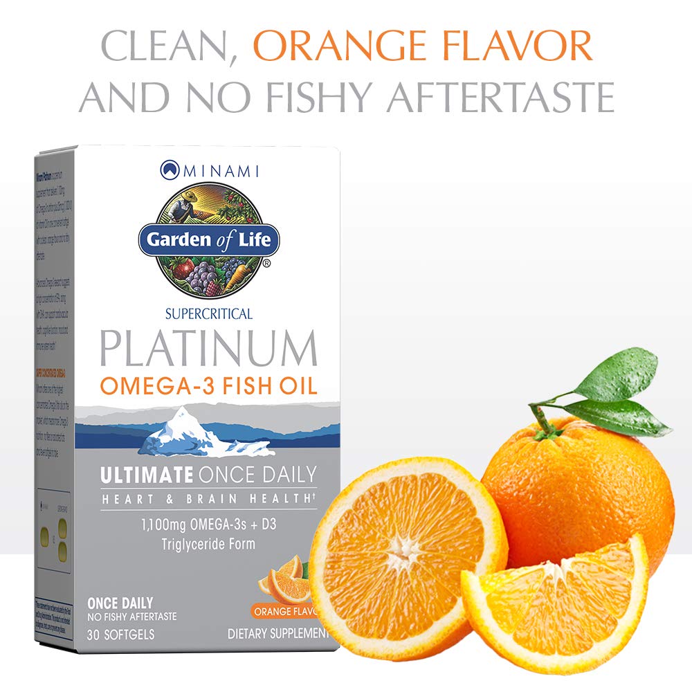 Softgel Garden of Life Minami Platinum en la palma indicando tamaño compacto y comodidad