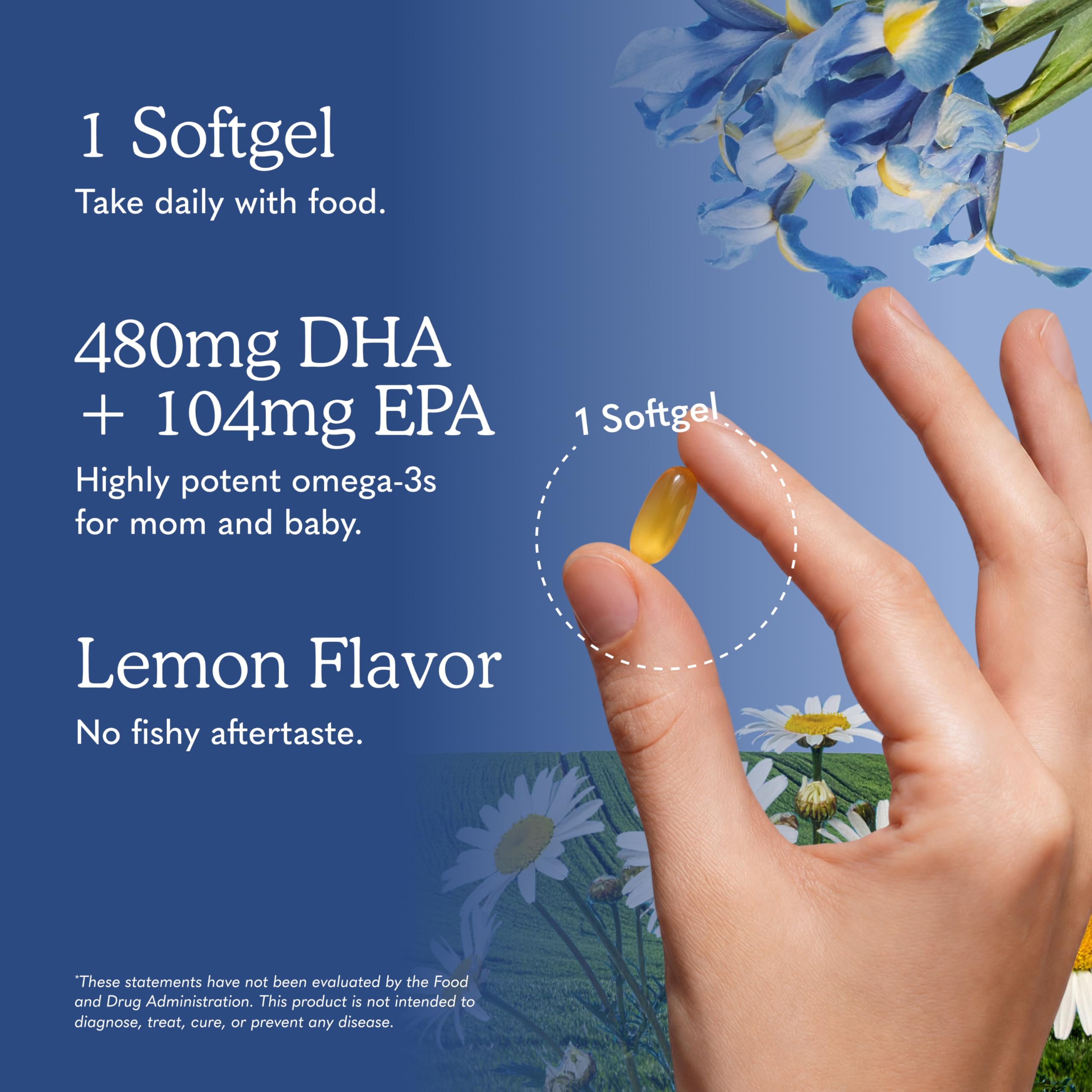 Garden of Life Minami etiqueta nutricional clara con información de DHA y EPA