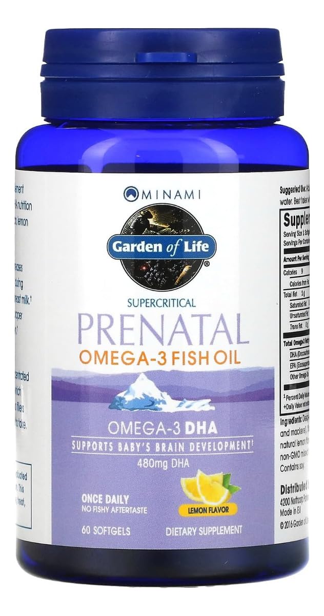 Garden of Life Minami gota del aceite omega‑3 mostrando textura pura y claridad